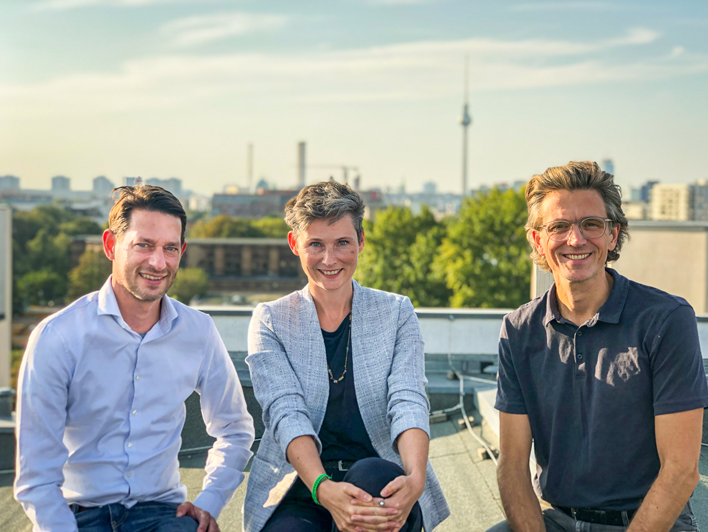 Geschäftsführung VALID (von links: Eric Ovaska, Carolin Friedmann, Ben Künkler)