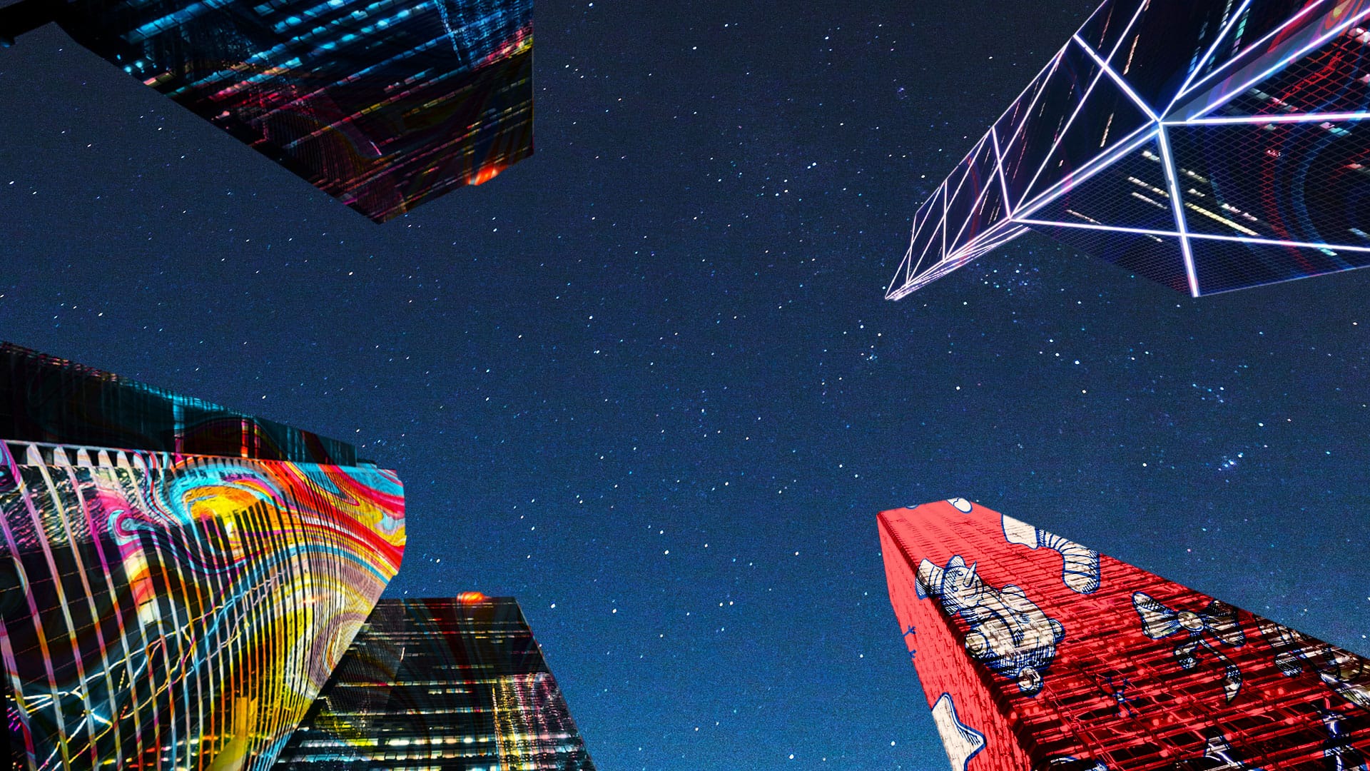bunte Skyline